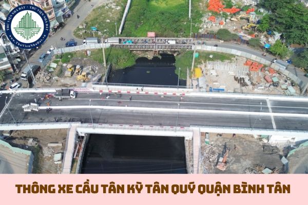 Cầu Tân Kỳ Tân Quý quận Bình Tân TP HCM dự kiến thông xe dự kiến ngày 15 1 2025? (hình từ internet)