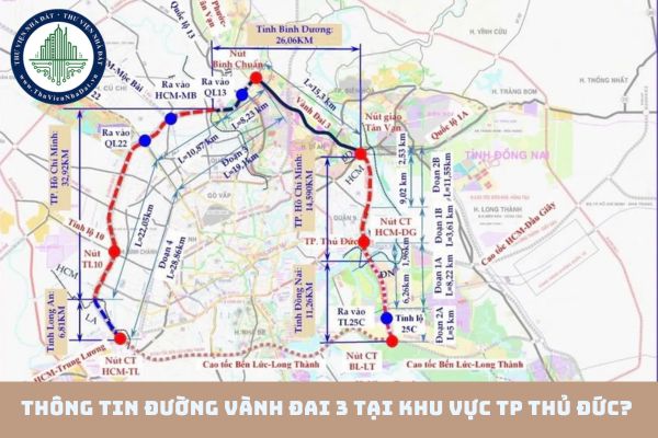 Thông tin đường Vành Đai 3 tại khu vực TP Thủ Đức? (hình từ internet)