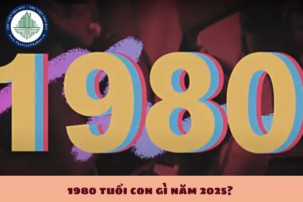 1980 tuổi con gì năm 2025? Người sinh năm 1980 bao nhiêu tuổi?