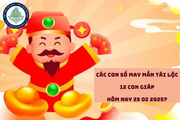 Các con số may mắn tài lộc 12 con giáp hôm nay 25 02 2025?