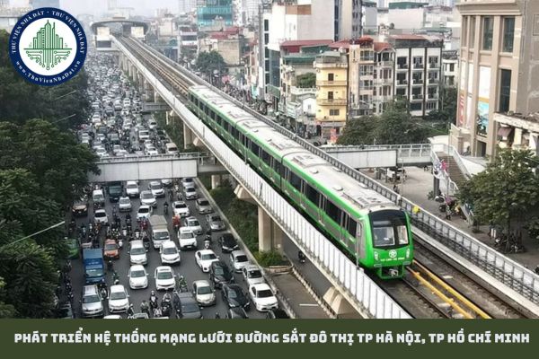 Phát triển hệ thống mạng lưới đường sắt đô thị TP Hà Nội, TP Hồ Chí Minh theo Nghị quyết 188 (hình từ internet)