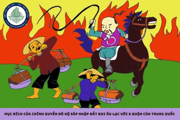 Mục đích của chính quyền đô hộ sáp nhập đất đai Âu Lạc với 6 quận của Trung Quốc?