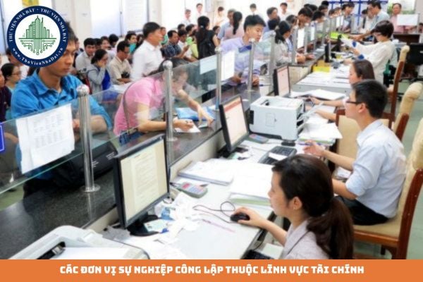 Các đơn vị sự nghiệp công lập thuộc lĩnh vực tài chính nào không áp dụng tiêu chí phân loại theo Thông 72/2023/TT-BTC?