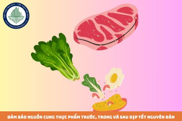 Đảm bảo nguồn cung thực phẩm trước, trong và sau dịp Tết Nguyên đán Giáp Thìn 2024 theo yêu cầu của Thủ tướng Chính phủ?