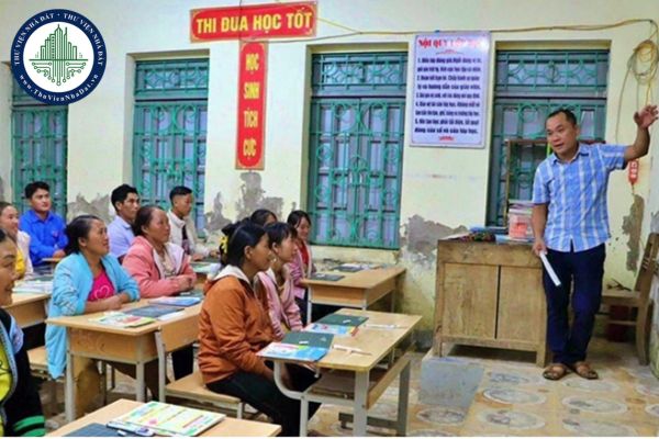 02 mức độ công nhận đạt chuẩn xóa mù chữ đối với cấp huyện ra sao?