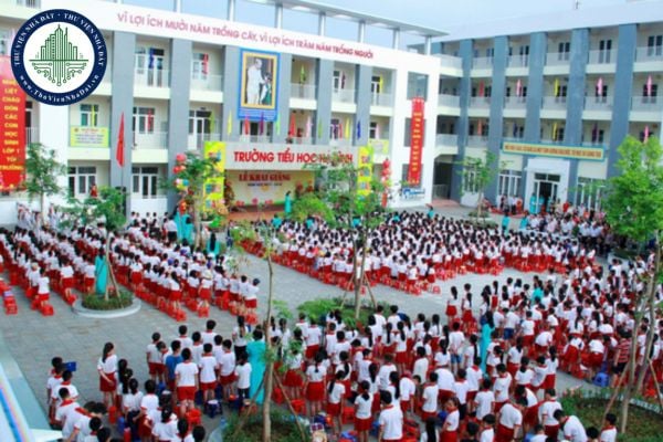 04 trường hợp trường tiểu học bị giải thể là trường hợp nào? 
