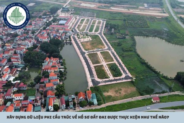 Xây dựng dữ liệu phi cấu trúc về hồ sơ đất đai được thực hiện như thế nào?