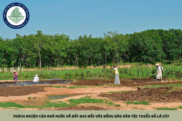 Trách nhiệm của Nhà nước về đất đai đối với đồng bào dân tộc thiểu số là gì?