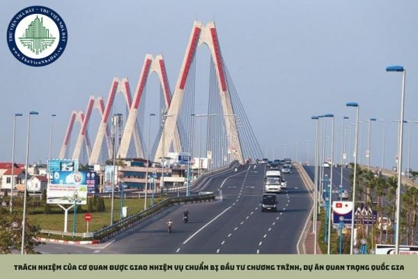 Trách nhiệm của cơ quan được giao nhiệm vụ chuẩn bị đầu tư chương trình, dự án quan trọng quốc gia
