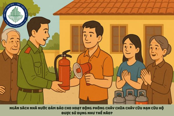 Ngân sách nhà nước đảm bảo cho hoạt động phòng cháy chữa cháy cứu nạn cứu hộ được sử dụng như thế nào?