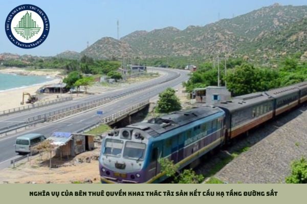 Nghĩa vụ của bên thuê quyền khai thác tài sản kết cấu hạ tầng đường sắt