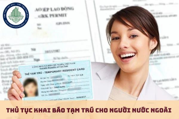 Thủ tục khai báo tạm trú cho người nước ngoài cần những giấy tờ gì? (hình từ internet)