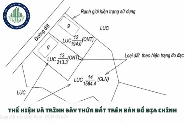 Thửa đất trên bản đồ địa chính được thể hiện và trình bày như thế nào từ 15/01/2025? (hình từ internet)