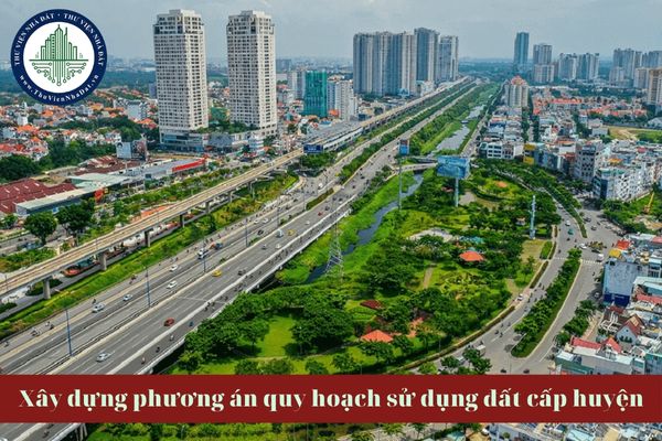 Xây dựng phương án quy hoạch sử dụng đất cấp huyện được quy định như thế nào theo Thông tư 29? (hình từ internet)