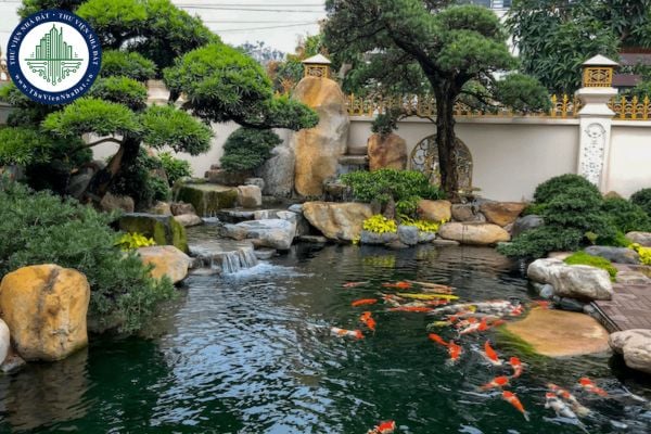 Xu hướng thiết kế quán cà phê sân vườn có thác nước nhân tạo