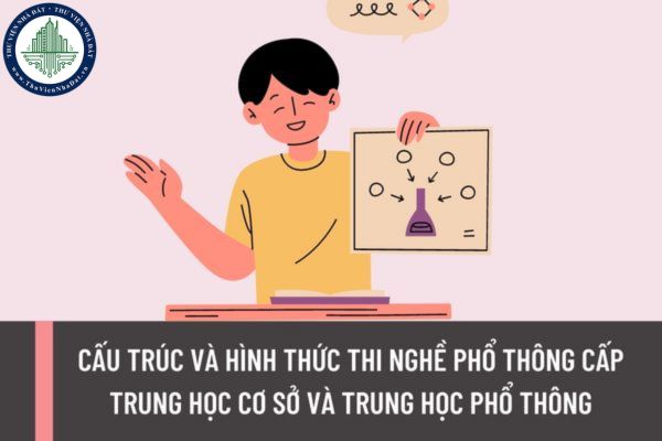 Cấu trúc và hình thức thi nghề phổ thông cấp Trung học cơ sở và Trung học phổ thông năm học 2022-2023 được quy định như thế nào?