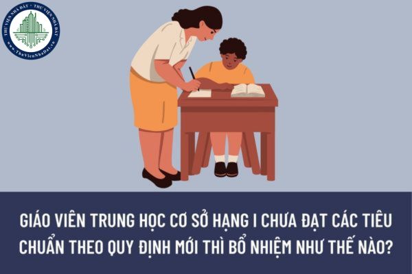 Giáo viên trung học cơ sở hạng I chưa đạt các tiêu chuẩn theo quy định mới thì bổ nhiệm như thế nào?
