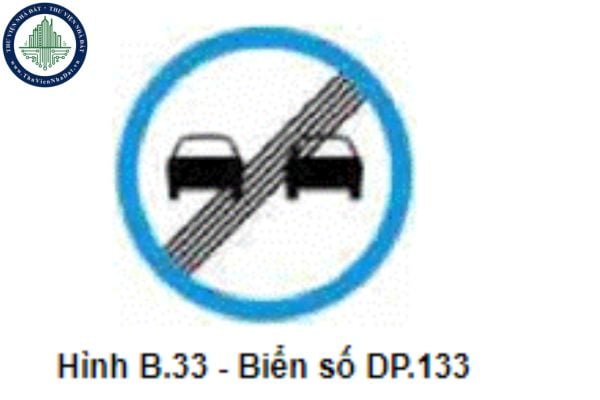 Hình ảnh biển cấm vượt và hết cấm vượt? Mức phạt khi vượt xe tại đoạn đường có biển cấm vượt theo Nghị định 168?