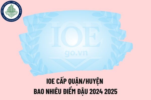 IOE cấp quận huyện bao nhiêu điểm đậu năm 2024 2025? Bao nhiêu điểm thi đạt IOE cấp huyện 2024 2025?