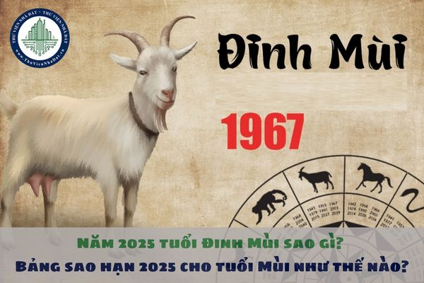 Năm 2025 tuổi Đinh Mùi sao gì? Bảng sao hạn 2025 cho tuổi Mùi như thế nào?