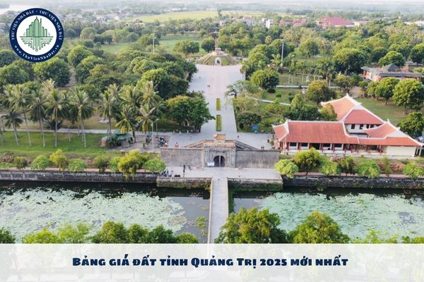 Bảng giá đất tỉnh Quảng Trị 2025 mới nhất