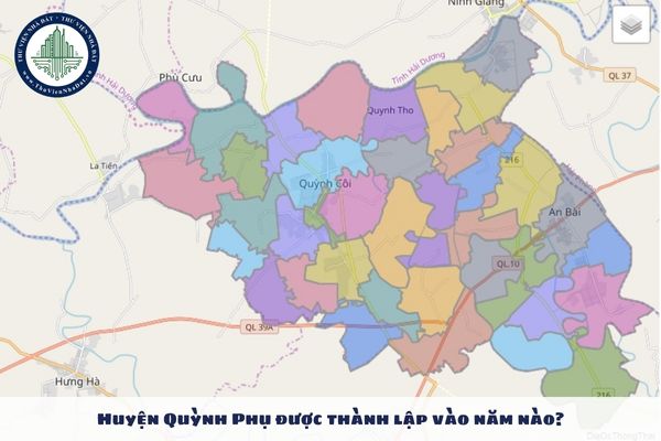Huyện Quỳnh Phụ được thành lập vào năm nào?