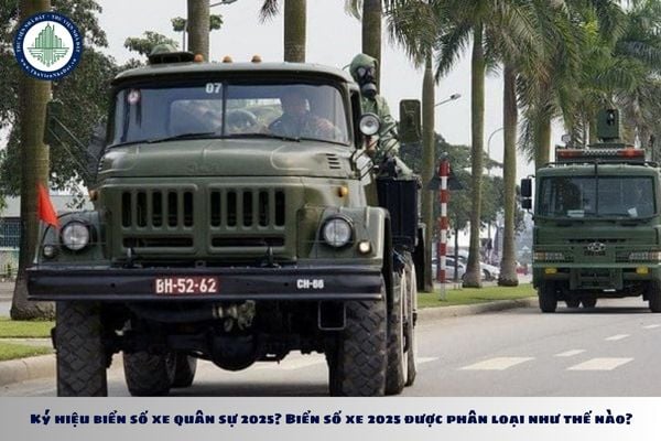 Ký hiệu biển số xe quân sự 2025? Biển số xe 2025 được phân loại như thế nào?