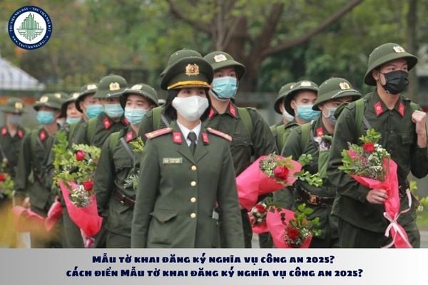 Mẫu tờ khai đăng ký nghĩa vụ công an 2025? Cách điền Mẫu tờ khai đăng ký nghĩa vụ công an 2025?