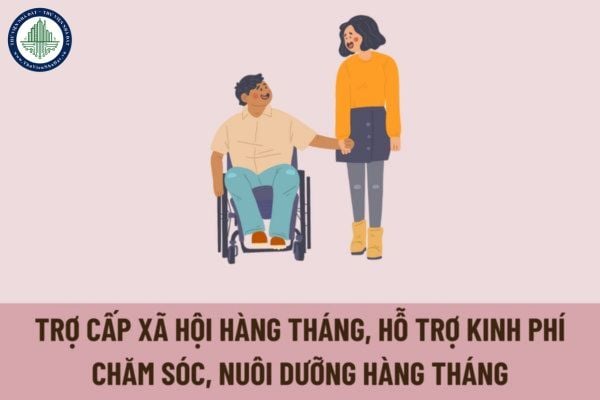 Thủ tục thực hiện, điều chỉnh trợ cấp xã hội hàng tháng, hỗ trợ kinh phí chăm sóc, nuôi dưỡng hàng tháng được quy định ra sao?