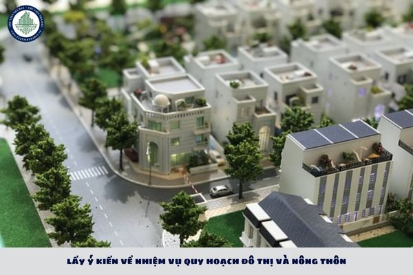 Đối với nhiệm vụ quy hoạch đô thị và nông thôn thuộc trách nhiệm tổ chức lập của Bộ Xây dựng, Ủy ban nhân dân cấp tỉnh có trách nhiệm tổ chức lấy ý kiến;  + Cơ quan thẩm định nhiệm vụ quy hoạch đô thị và nông thôn có trách nhiệm lấy ý kiến trong quá trình thẩm định nhiệm vụ quy hoạch.  - Đối tượng lấy ý kiến gồm các cơ quan quản lý nhà nước có liên quan.  - Nội dung lấy ý kiến gồm nội dung của nhiệm vụ quy hoạch đô thị và nông thôn; đối với những nội dung thuộc bí mật nhà nước phải bảo đảm tuân thủ quy định pháp luật về bảo vệ bí mật nhà nước.  - Việc lấy ý kiến cơ quan quản lý nhà nước có liên quan về nhiệm vụ quy hoạch đô thị và nông thôn được thực hiện theo hình thức gửi hồ sơ để đối tượng lấy ý kiến nghiên cứu, có ý kiến bằng văn bản. Các cơ quan được yêu cầu có trách nhiệm cho ý kiến bằng văn bản trong thời hạn 07 ngày làm việc kể từ ngày nhận được đầy đủ hồ sơ theo quy định.  - Cơ quan, tổ chức có trách nhiệm tổ chức lập nhiệm vụ quy hoạch đô thị và nông thôn có trách nhiệm tổng hợp, tiếp thu, giải trình và hoàn thiện hồ sơ nhiệm vụ quy hoạch trước khi trình thẩm định, trình phê duyệt. Nội dung báo cáo tiếp thu, giải trình phải được công bố công khai và bảo đảm quy chế dân chủ, công khai, minh bạch.    Việc lấy ý kiến về nhiệm vụ quy hoạch đô thị và nông thôn được quy định như nào?