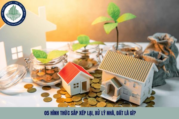 05 hình thức sắp xếp lại, xử lý nhà, đất là gì?
