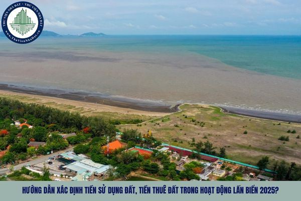 Hướng dẫn xác định tiền sử dụng đất, tiền thuê đất trong hoạt động lấn biển 2025?
