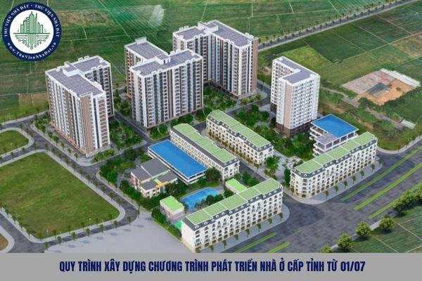 Quy trình xây dựng chương trình phát triển nhà ở cấp tỉnh từ 01/07 theo Nghị định 140?