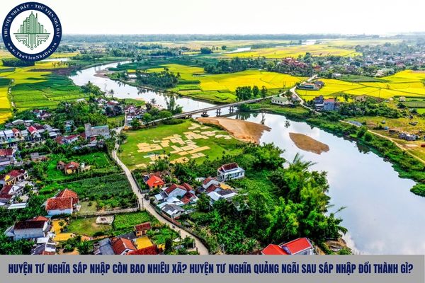 Huyện Tư Nghĩa sáp nhập còn bao nhiêu xã? Huyện Tư Nghĩa Quảng Ngãi sau sáp nhập đổi thành gì?