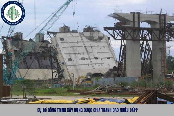 Sự cố công trình xây dựng được chia thành bao nhiêu cấp?