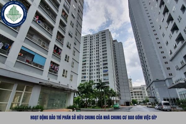 Hoạt động bảo trì phần sở hữu chung của nhà chung cư bao gồm việc gì?