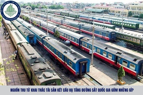 Nguồn thu từ khai thác tài sản kết cấu hạ tầng đường sắt quốc gia gồm những gì?