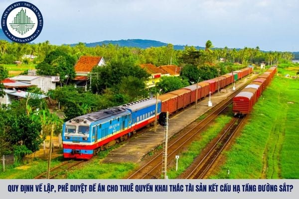 Quy định về lập, phê duyệt Đề án cho thuê quyền khai thác tài sản kết cấu hạ tầng đường sắt?