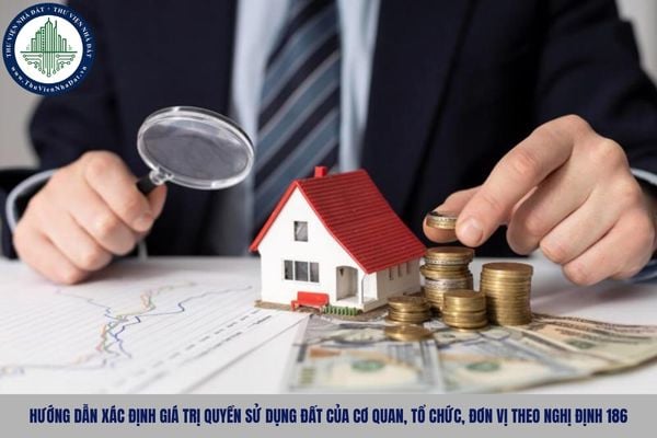 Hướng dẫn xác định giá trị quyền sử dụng đất của cơ quan, tổ chức, đơn vị theo Nghị định 186