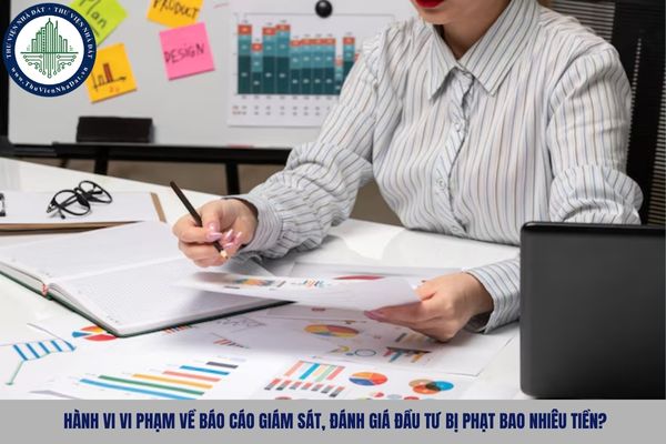 Hành vi vi phạm về báo cáo giám sát, đánh giá đầu tư bị phạt bao nhiêu tiền?