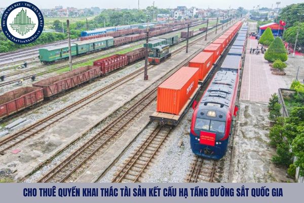 Việc cho thuê quyền khai thác tài sản kết cấu hạ tầng đường sắt quốc gia không áp dụng đối với trường hợp nào?