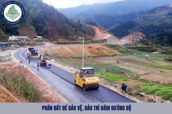 Phần đất để bảo vệ, bảo trì hầm đường bộ được xác định như nào?
