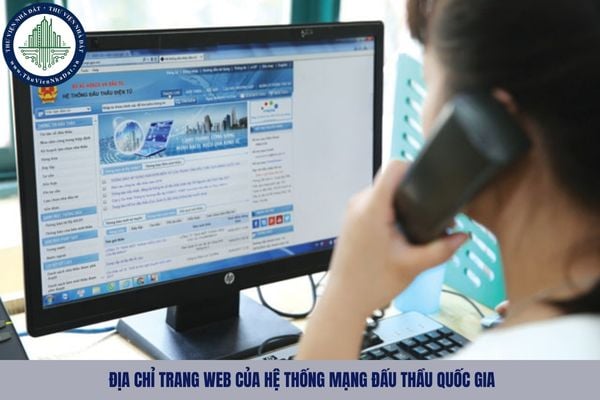 Năm 2025, địa chỉ trang web của hệ thống mạng đấu thầu quốc gia là gì?