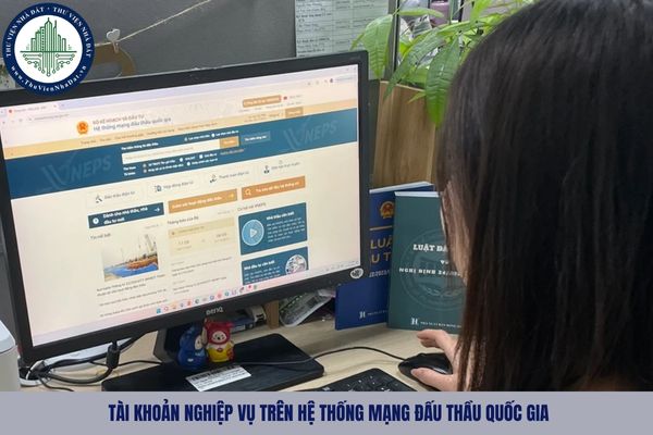Tài khoản nghiệp vụ trên Hệ thống mạng đấu thầu quốc gia là gì?