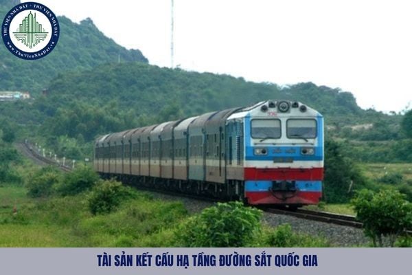 Nguyên giá, giá trị còn lại của tài sản kết cấu hạ tầng đường sắt quốc gia được xác định theo nguyên tắc nào?