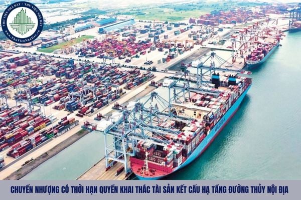 Thời hạn chuyển nhượng có thời hạn quyền khai thác tài sản kết cấu hạ tầng đường thủy nội địa được xác định như nào?