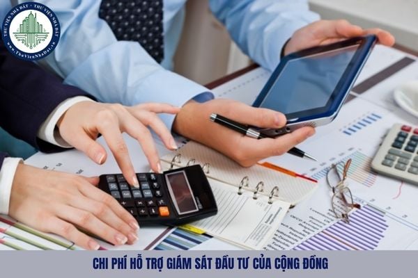 Chi phí hỗ trợ giám sát đầu tư của cộng đồng bao gồm những gì?