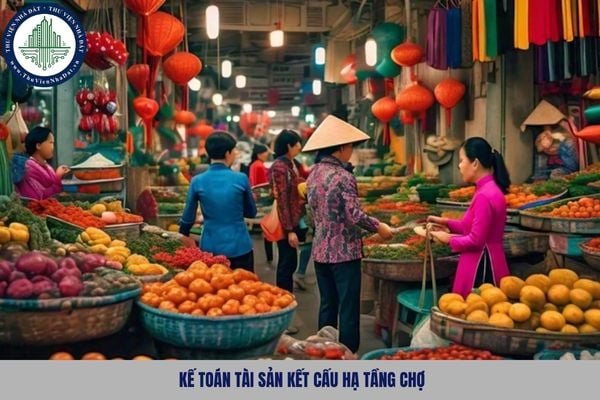 Kế toán tài sản kết cấu hạ tầng chợ phải được phản ánh, ghi chép đầy đủ thông tin nào?