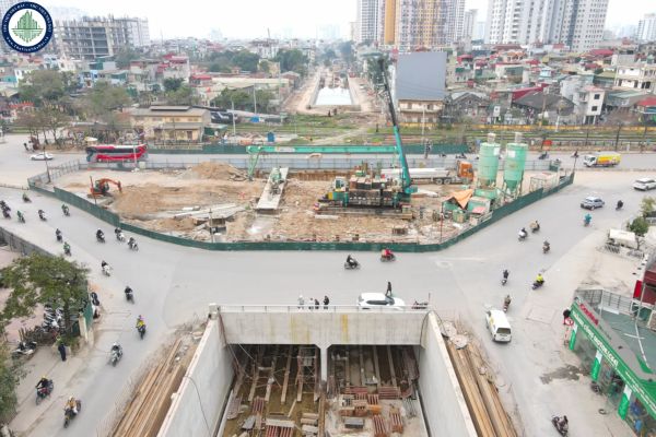 Hầm chui Kim Đồng - Giải Phóng khi nào thông xe? Cập nhật tiến độ thực tế thi công Hầm chui Kim Đồng - Giải Phóng?