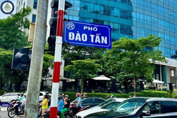 Từ 1/7/2025, phố Đào Tấn thuộc phường nào Hà Nội?